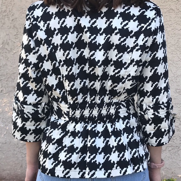 Anthropologie LUII black and white casual Jacket. - Picture 3 of 7